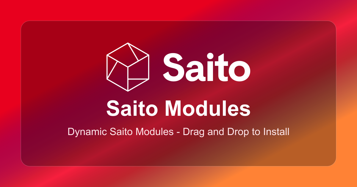 Saito Modules